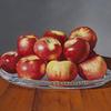 "Apple Delight", 6" x 8", oil on panel, Robert K. Roark, SOLD