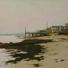 "Rose Morning on the Bay", 6 x 9", oil on panel, Robert K. Roark, SOLD