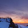 "Winter's Crescent Moon Rising", photography by Anita Winstanley Roark.  Contact us for edition and size availability.