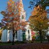"New England Church in Autumn", photography by Anita Winstanley Roark.  Contact us for edition and size availability.  