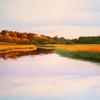 "Autumn Twilight", 6" x 8", oil on panel, by Robert K. Roark.