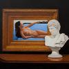 "Classical Repose", 8" x 10", oil on panel, Robert K. Roark.