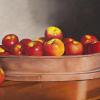 "Copper Apples, 12" x 20", oil on canvas, Robert K. Roark, SOLD